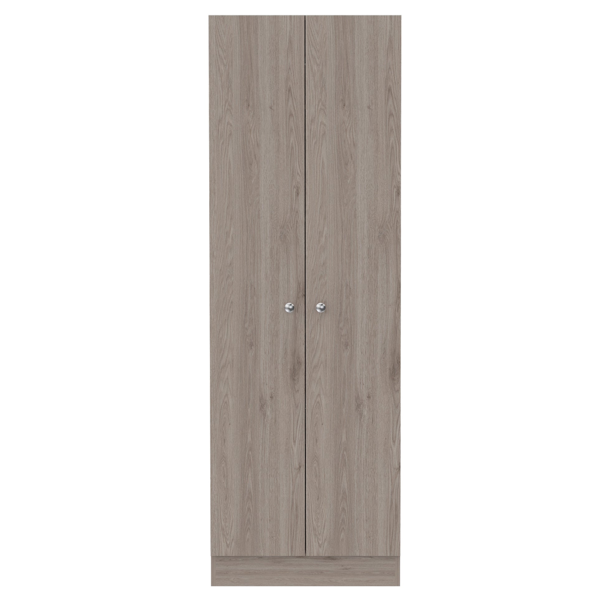 71" Light Gray Wood Pantry Or Storage Closet - Loft&Timber