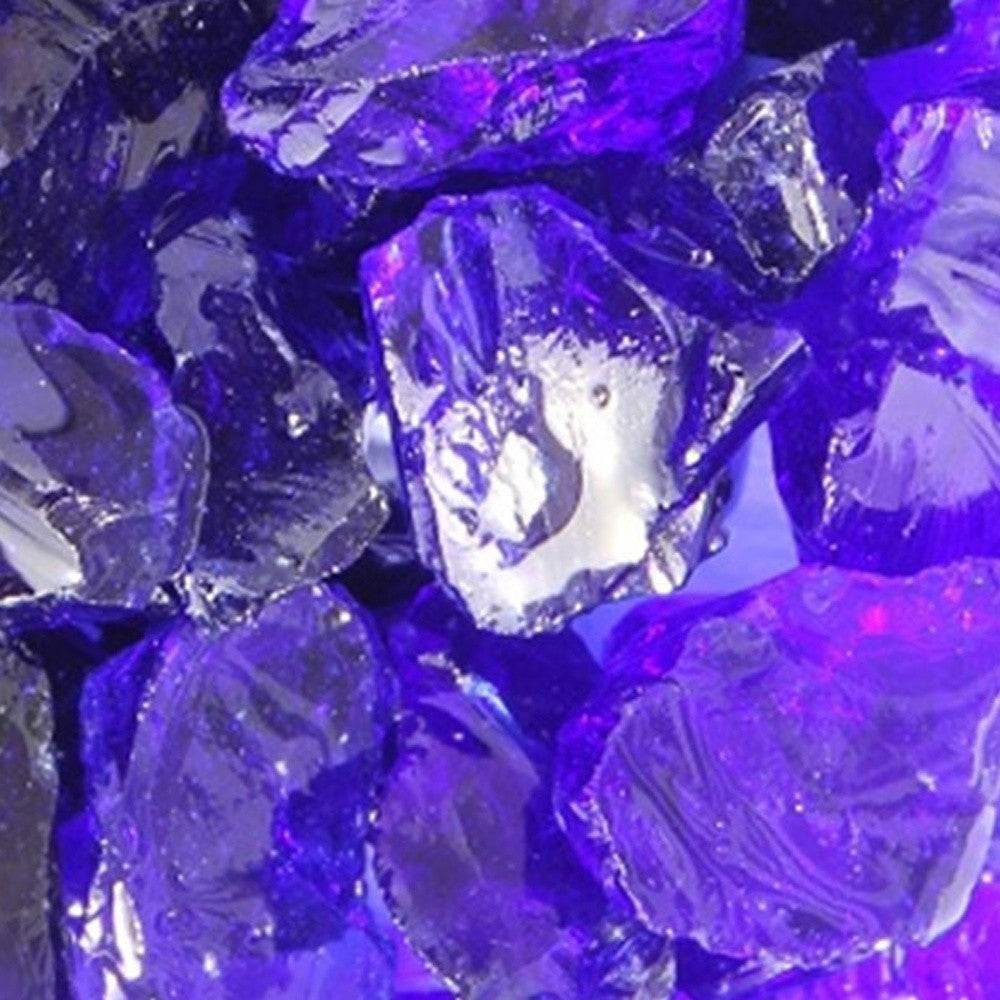 Cobalt Round Reflective Fire Pit Glass - Loft&Timber