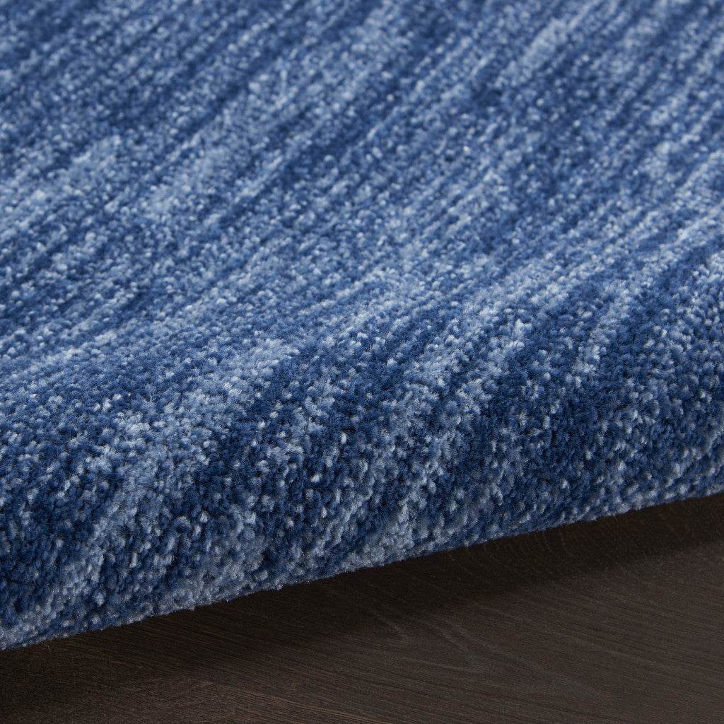 4' Runner Navy Blue Indoor Outdoor Runner Rug - Loft&Timber