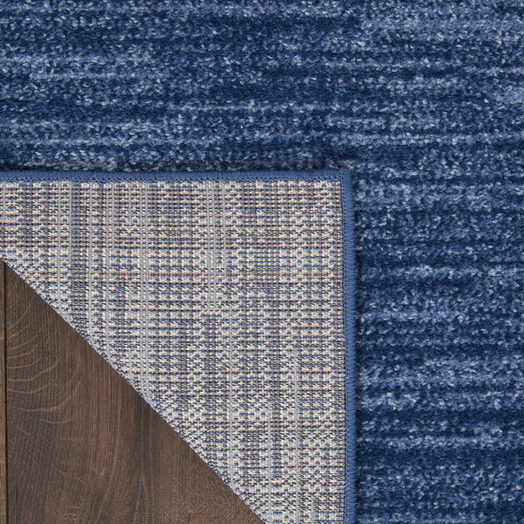4' Runner Navy Blue Indoor Outdoor Runner Rug - Loft&Timber