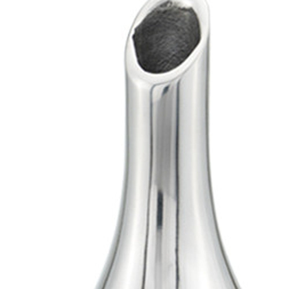 16" Silver Bud Aluminum Table Vase - Loft&Timber