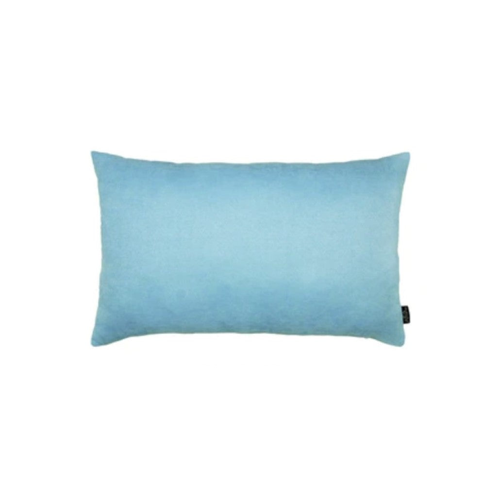 Set Of Two 12" X 20" Sky Blue Polyester Zippered Pillow Cover - Loft&Timber