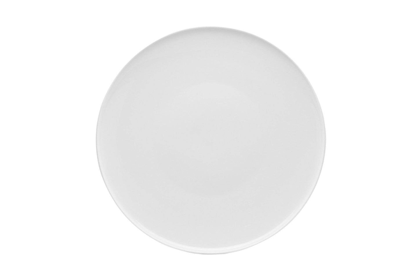 White Six Piece Porcelain Service For Six Salad Plate Set - Loft&Timber