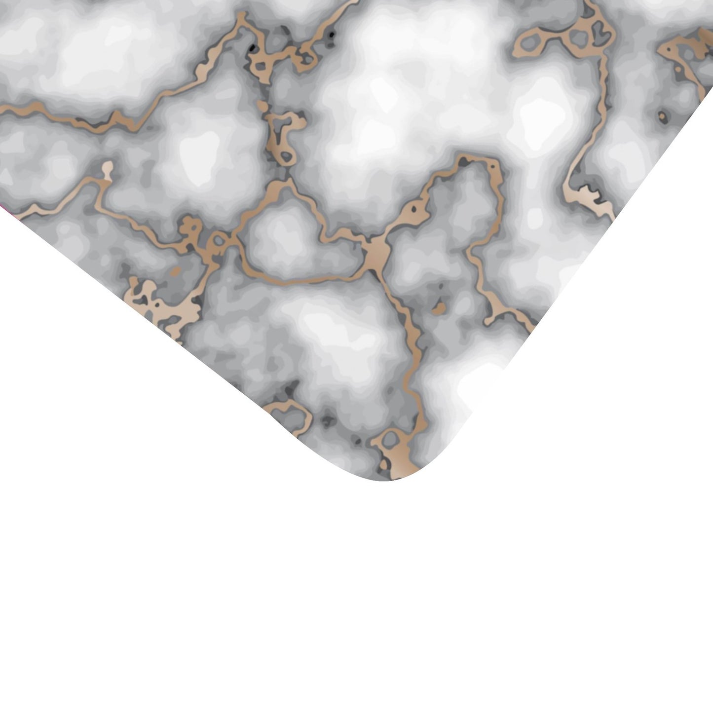 12" X 18" Gray And Gold Abstract Agglomerated cork Placemats - Loft&Timber
