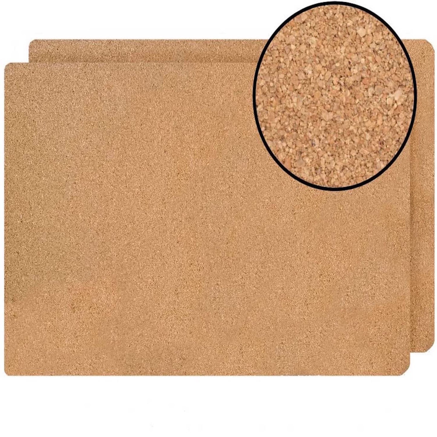 12" X 18" Gray And Gold Abstract Agglomerated cork Placemats - Loft&Timber