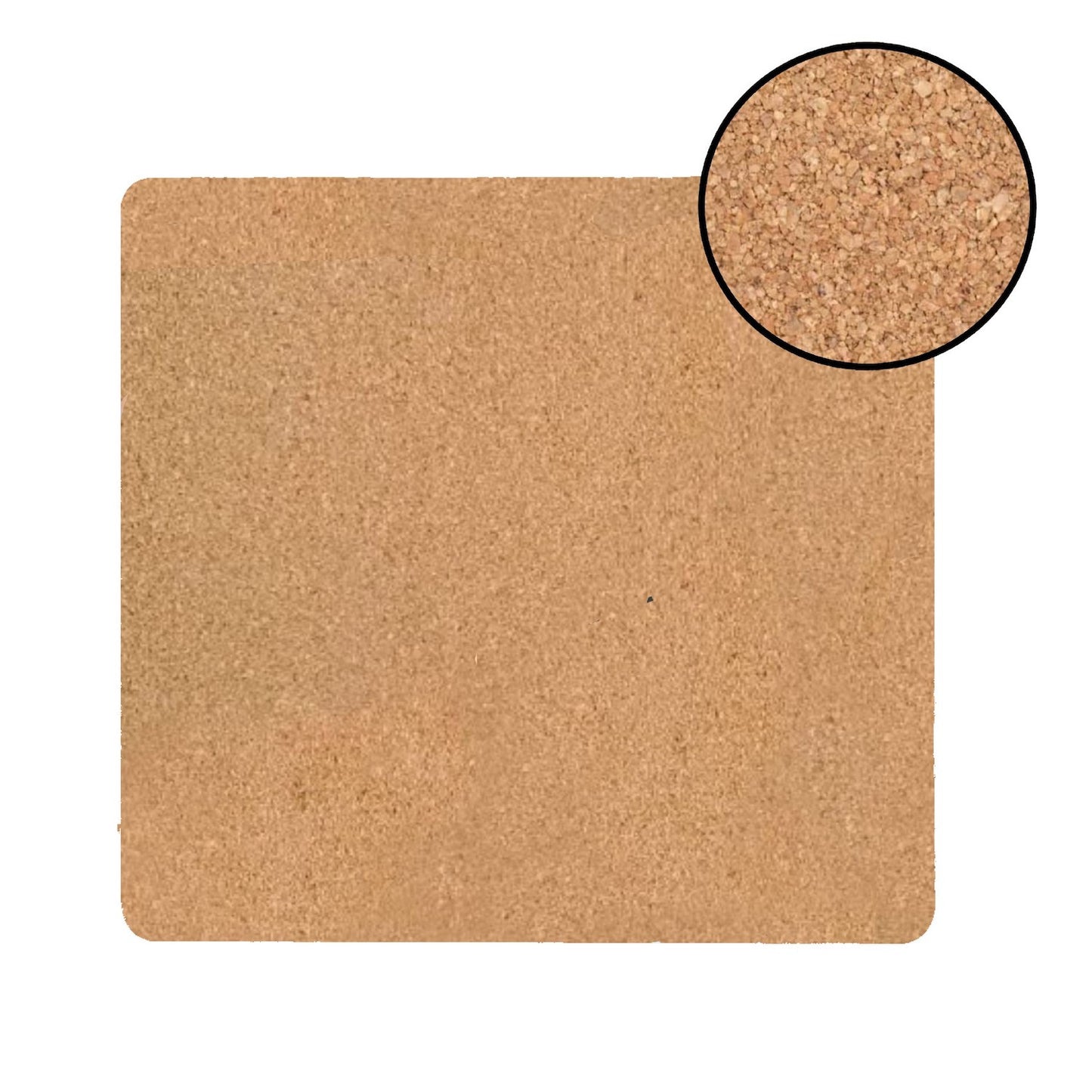 15" X 15" Gray And Gold Abstract Agglomerated cork Square Placemats - Loft&Timber