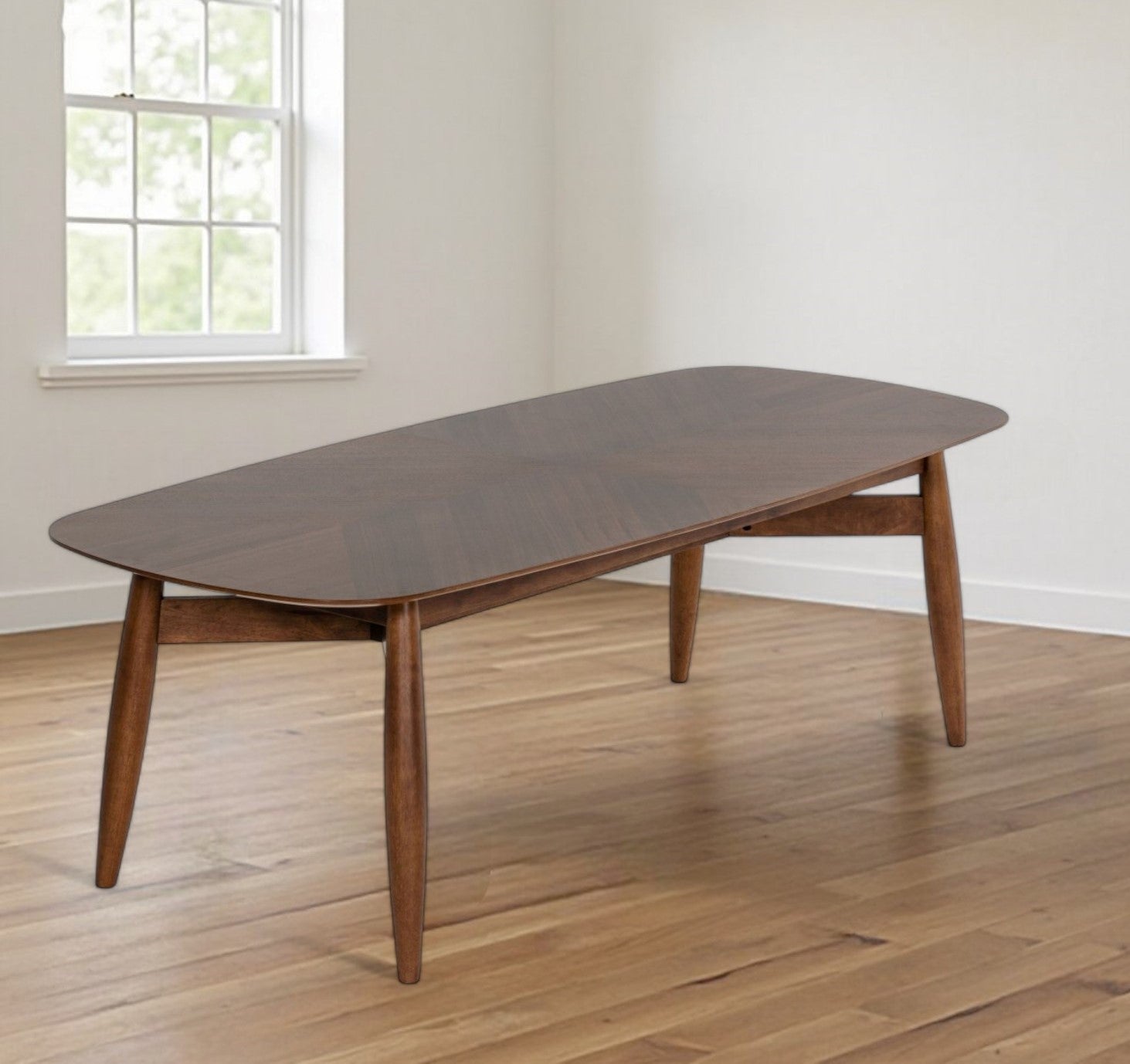 95" Brown Solid Wood Dining Table - Loft&Timber