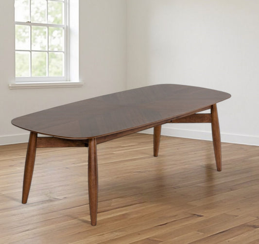 95" Brown Solid Wood Dining Table - Loft&Timber