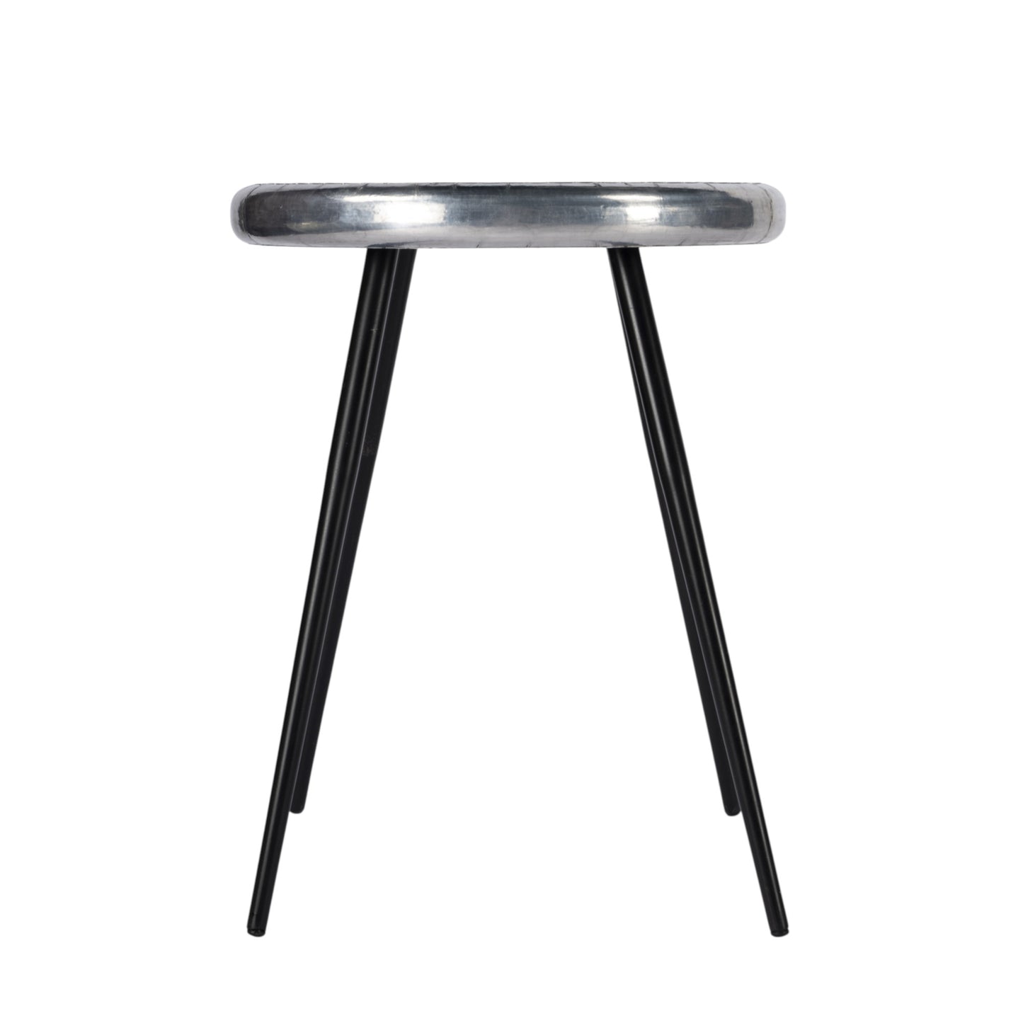 23" Silver Round End Table - Loft&Timber