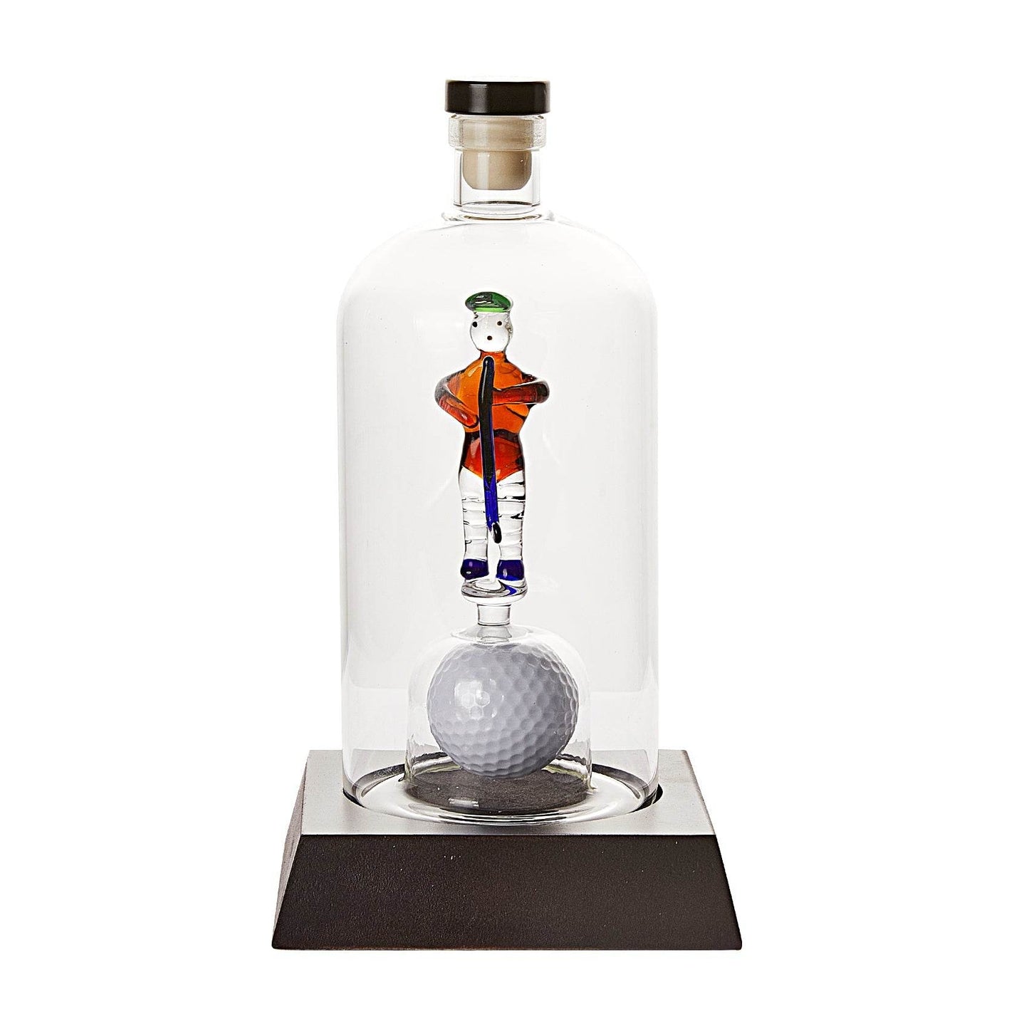 Golfer Decanter Whiskey Decanter - The Wine Savant, Golf Gifts for Both Men & Women, Golf Accessories, Golfer Gifts, Based on A Replica Human Golfing (750ml Decanter) - Loft&Timber