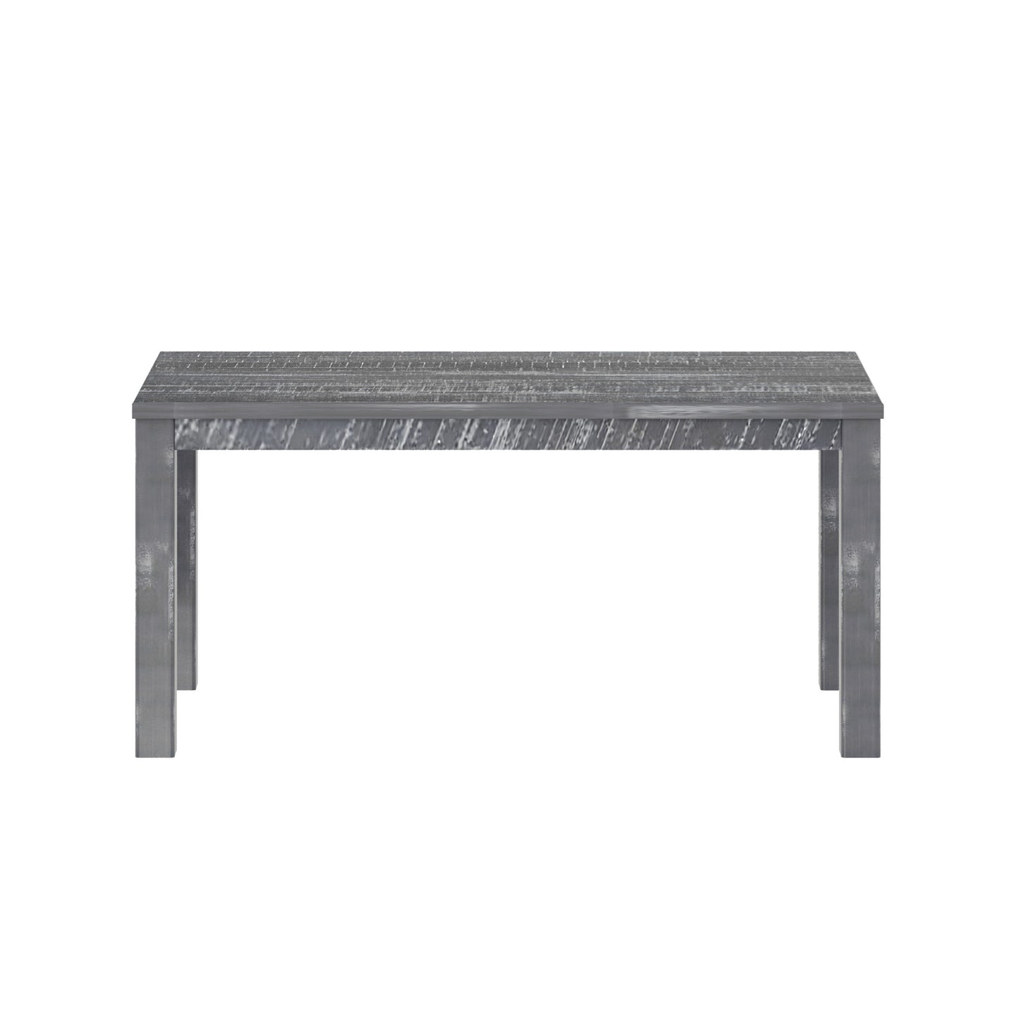 35" Gray Solid Wood Dining Table - Loft&Timber