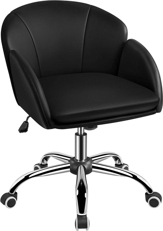 Cute Petal Desk Chair in Black - Loft&Timber