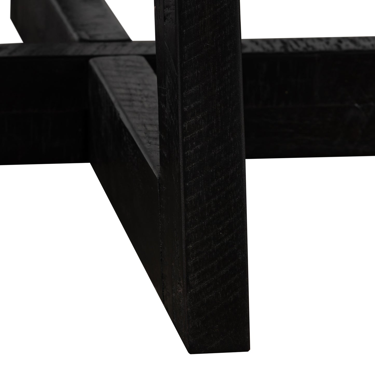 36" Gray And Black Concrete And Solid Wood Round Coffee Table - Loft&Timber
