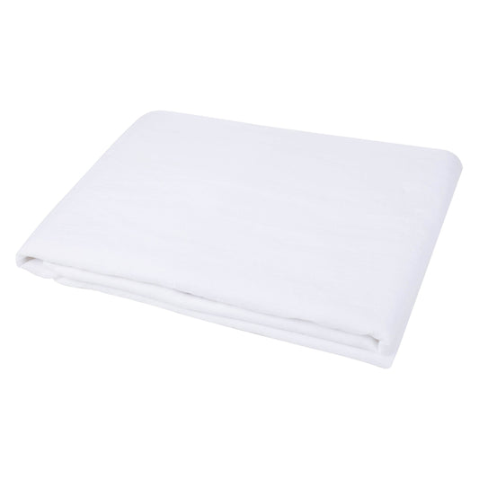 White Linen Twin Flat Sheet - Loft&Timber
