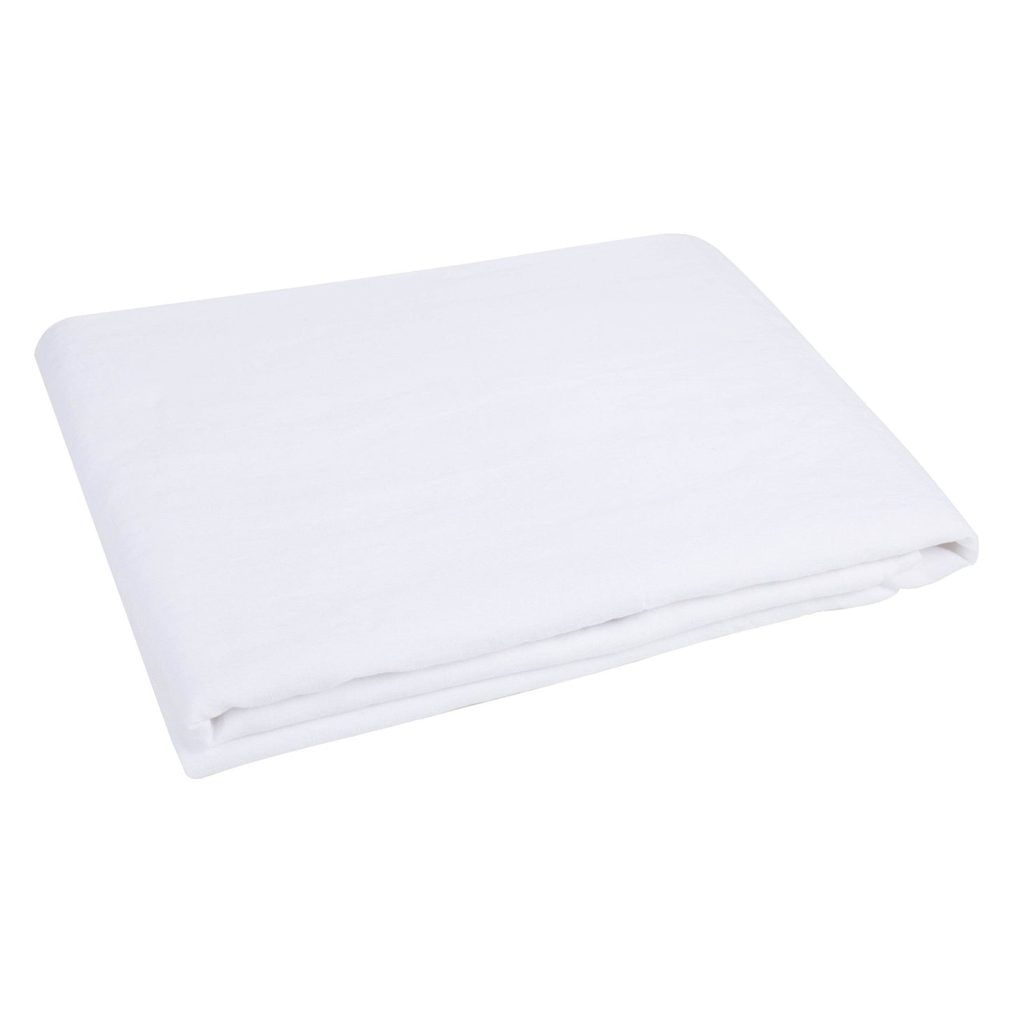 White Linen King Flat Sheet - Loft&Timber