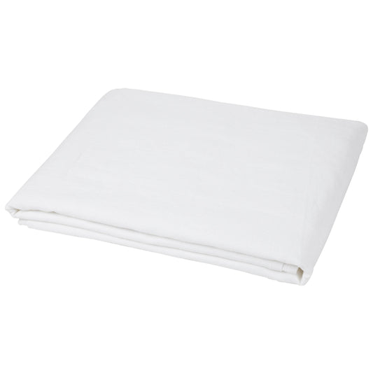 Ivory Linen King Flat Sheet - Loft&Timber