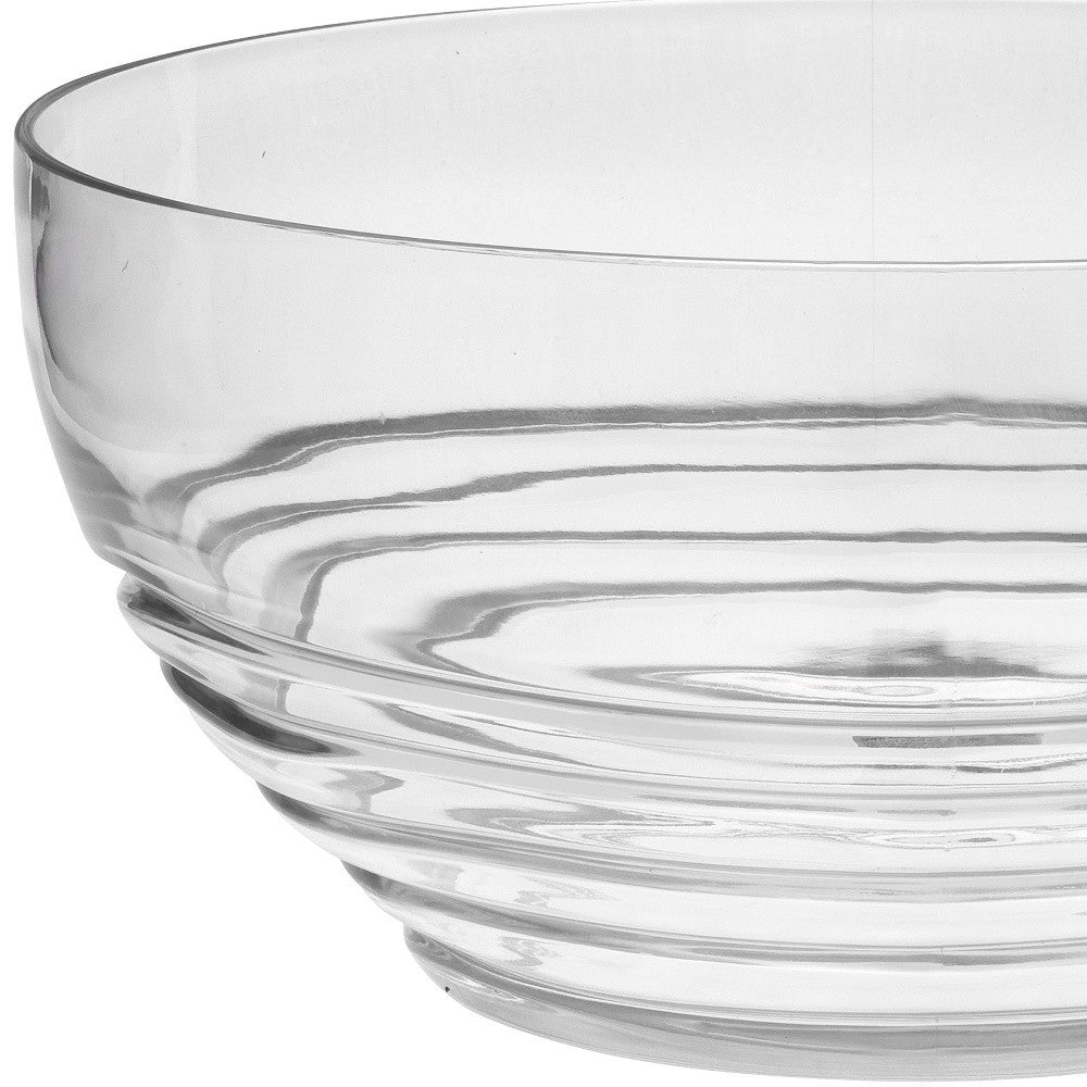 10" Clear Acrylic Round Salad Bowl - Loft&Timber