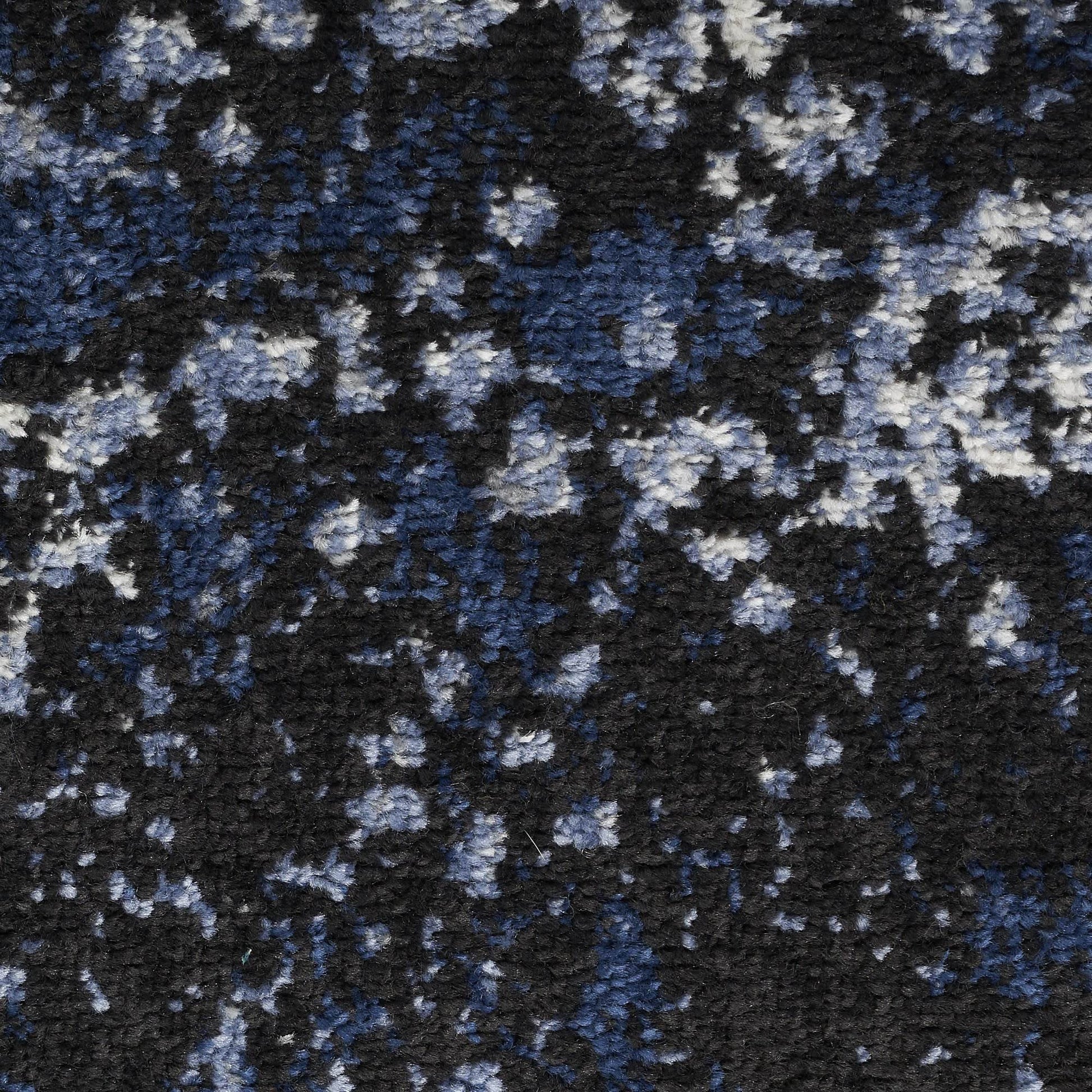 8' X 10' Light Blue Abstract Power Loom Distressed Area Rug - Loft&Timber