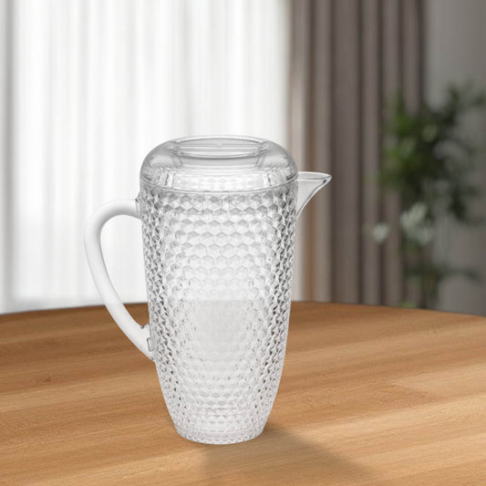 2.5 Quart Clear Diamond Acrylic Serving Pitcher - Loft&Timber