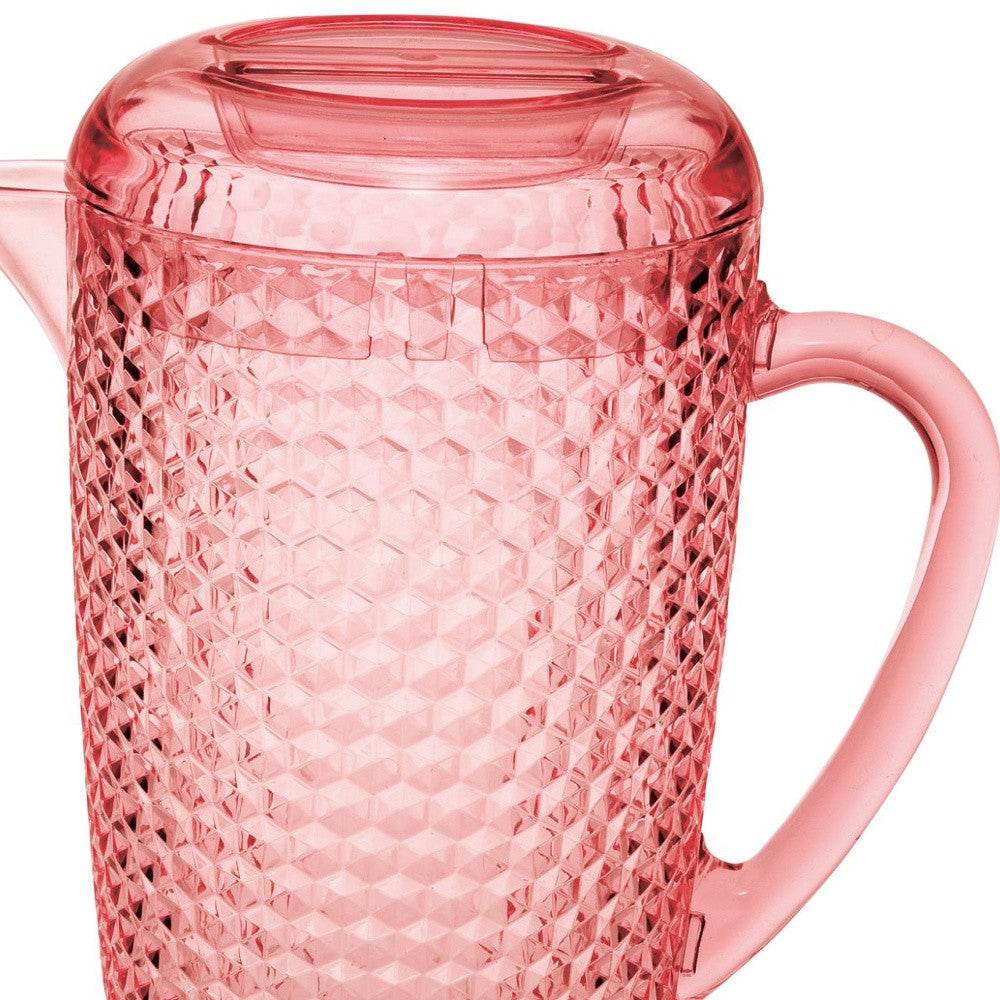 2.5 Quart Pink Diamond Acrylic Pitcher - Loft&Timber