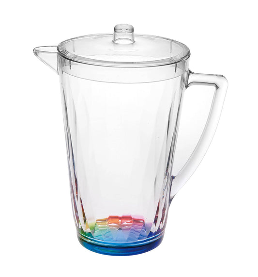 2.5 Clear and Rainbow Diamond Acrylic Pitcher - Loft&Timber