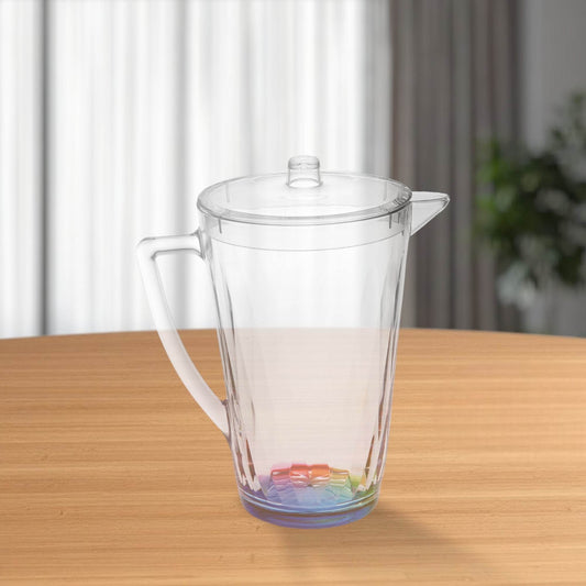 2.5 Clear and Rainbow Diamond Acrylic Pitcher - Loft&Timber