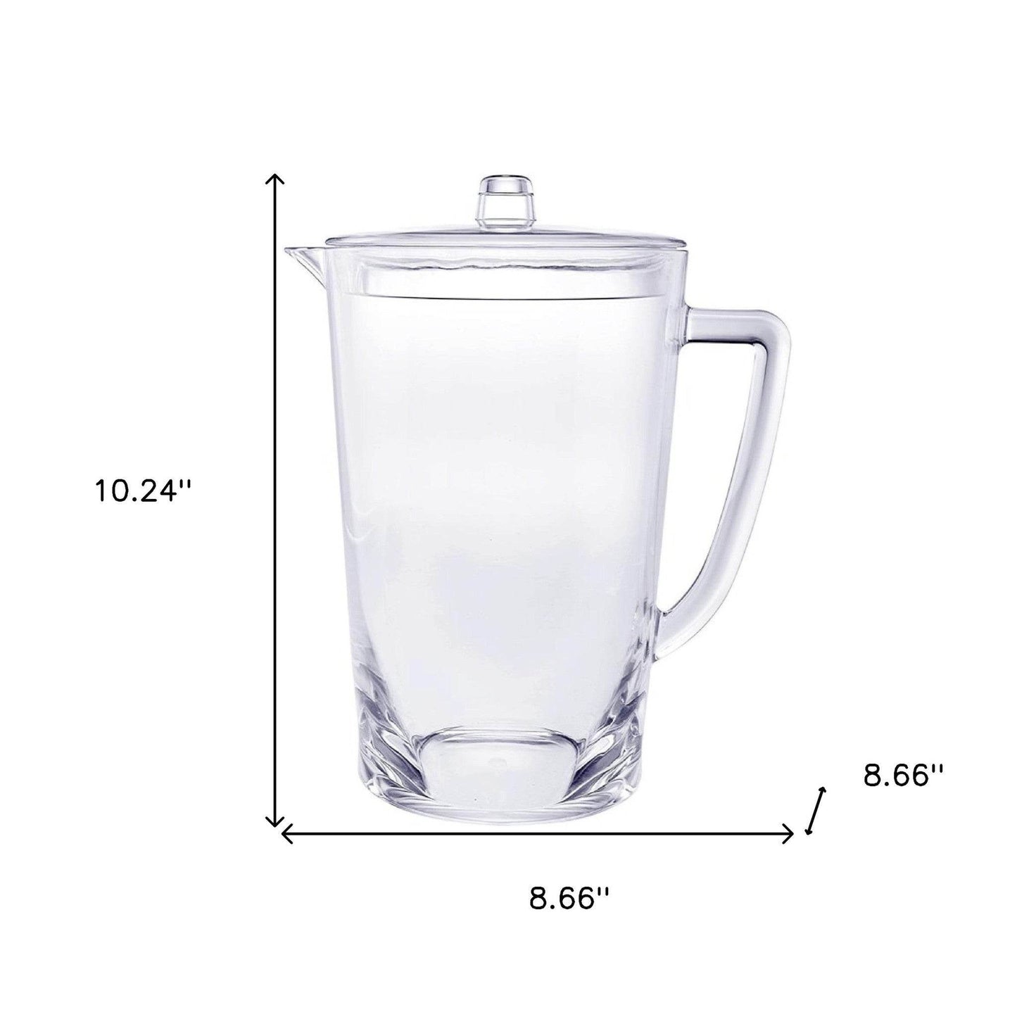 2.75 Quart Clear Acrylic Pitcher - Loft&Timber