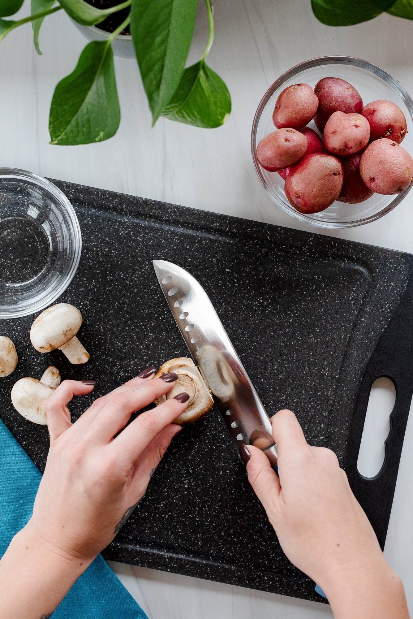 Superior 7 inch Santoku Knife - Gray - Loft&Timber