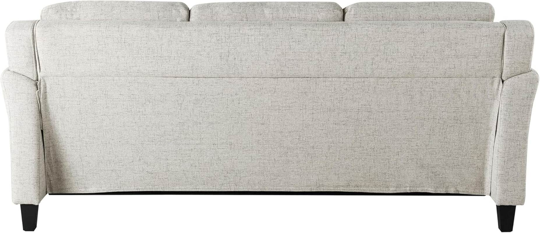 Harrington Sofa Curved Arms, Beige - Loft&Timber
