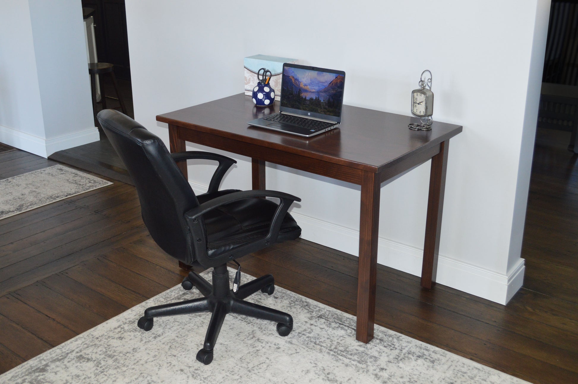 48" Raw Umber Solid Wood Dining Table - Loft&Timber