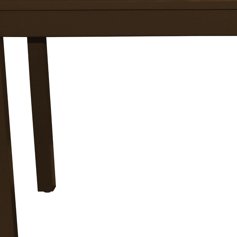 48" Coffee Solid Wood Dining Table - Loft&Timber