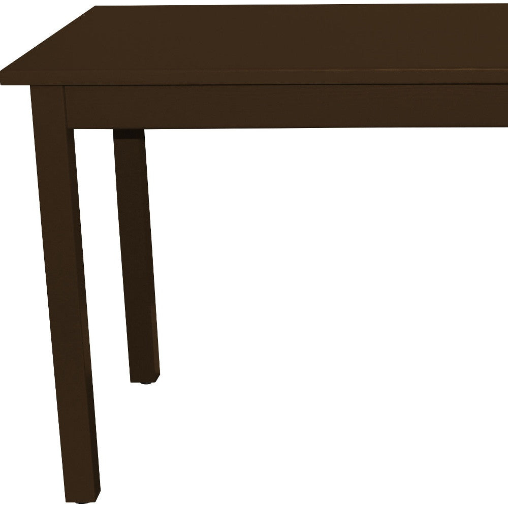 48" Coffee Solid Wood Dining Table - Loft&Timber