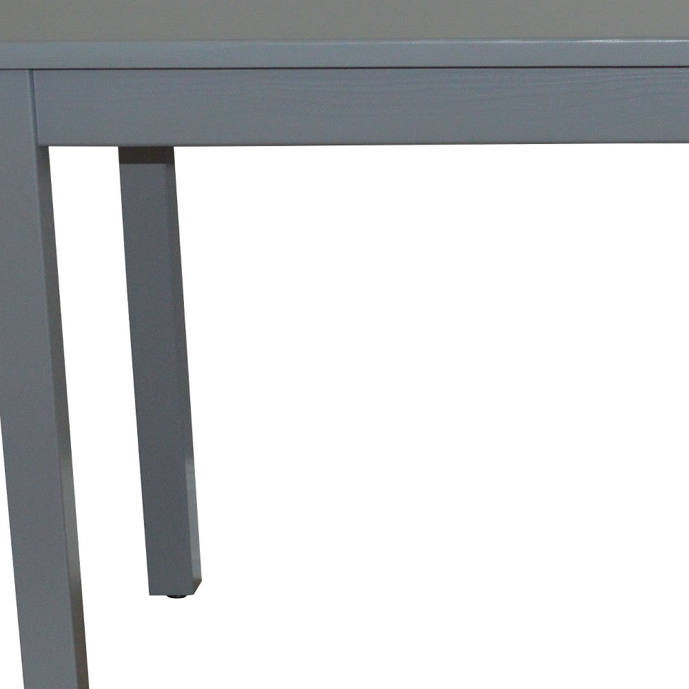 48" Gray Solid Wood Dining Table - Loft&Timber