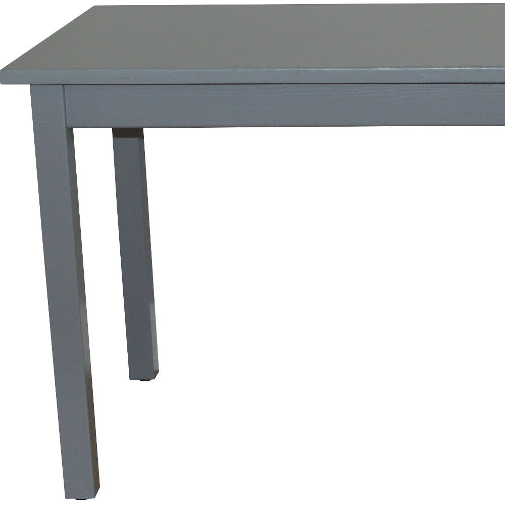 48" Gray Solid Wood Dining Table - Loft&Timber