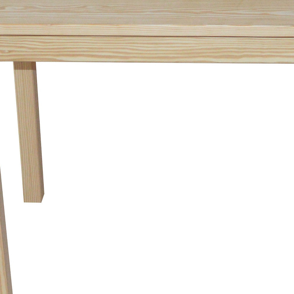 48" Natural Solid Wood Dining Table - Loft&Timber