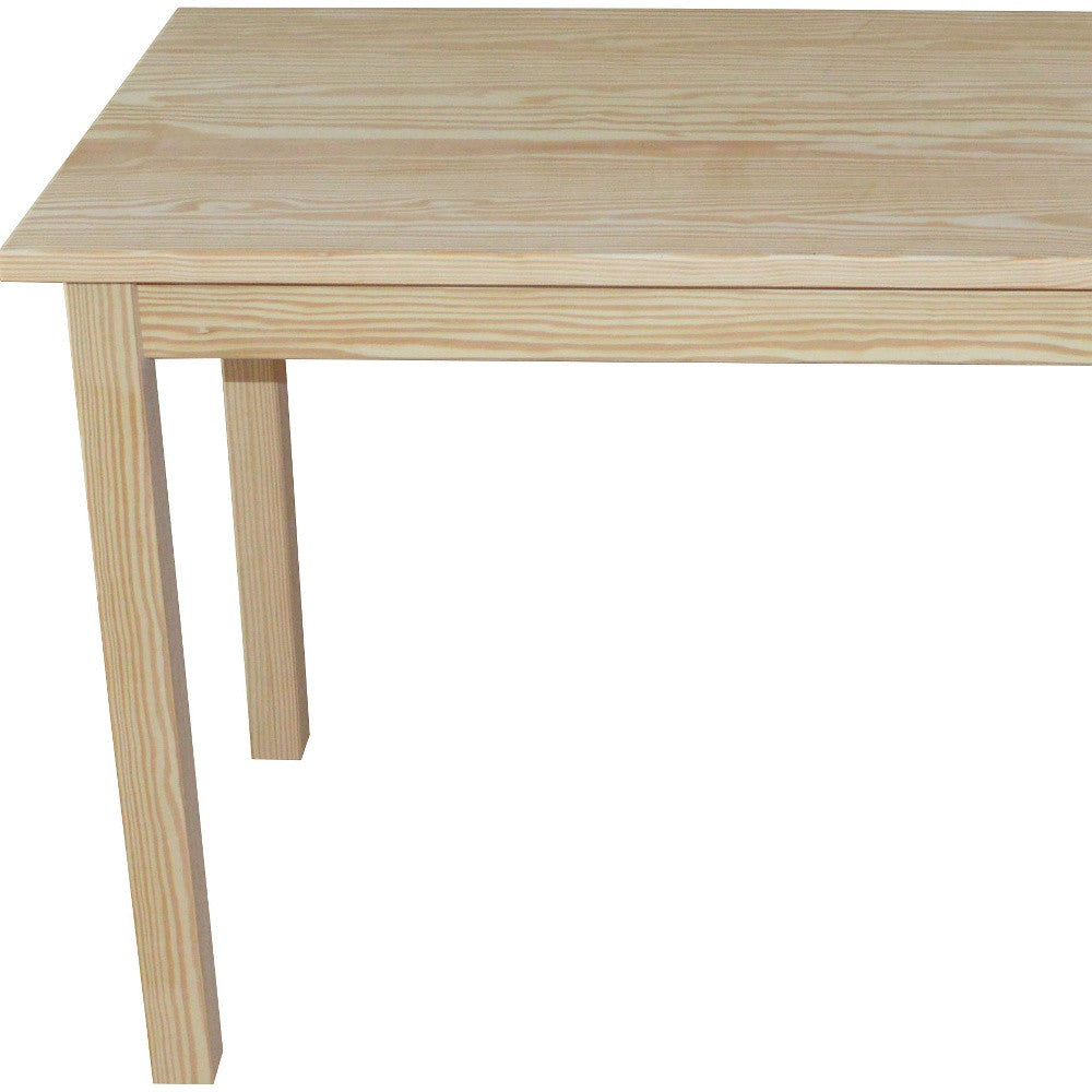 48" Natural Solid Wood Dining Table - Loft&Timber
