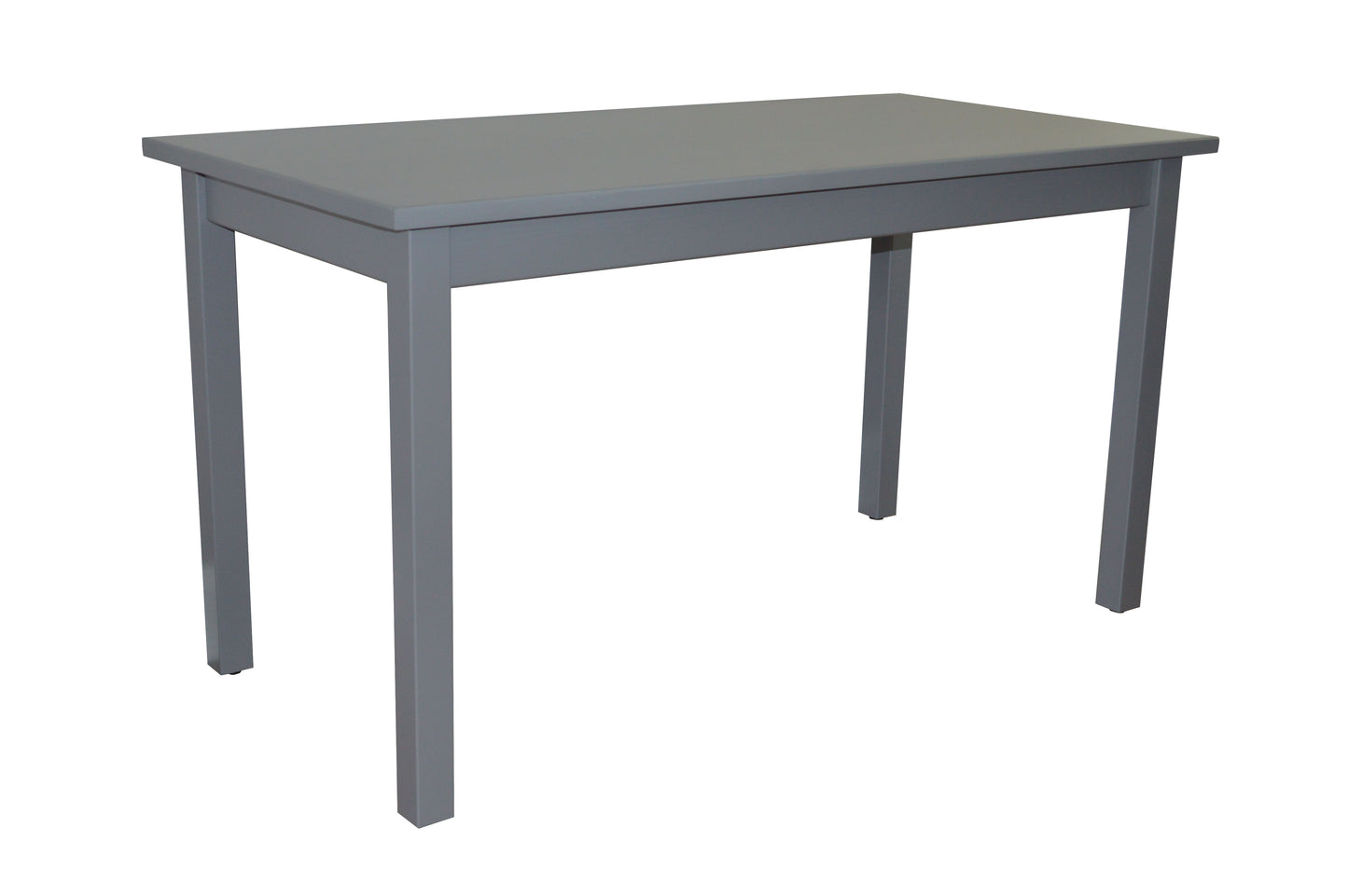 60" Gray Solid Wood Dining Table - Loft&Timber