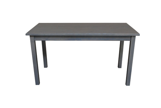 60" Gray Solid Wood Dining Table - Loft&Timber