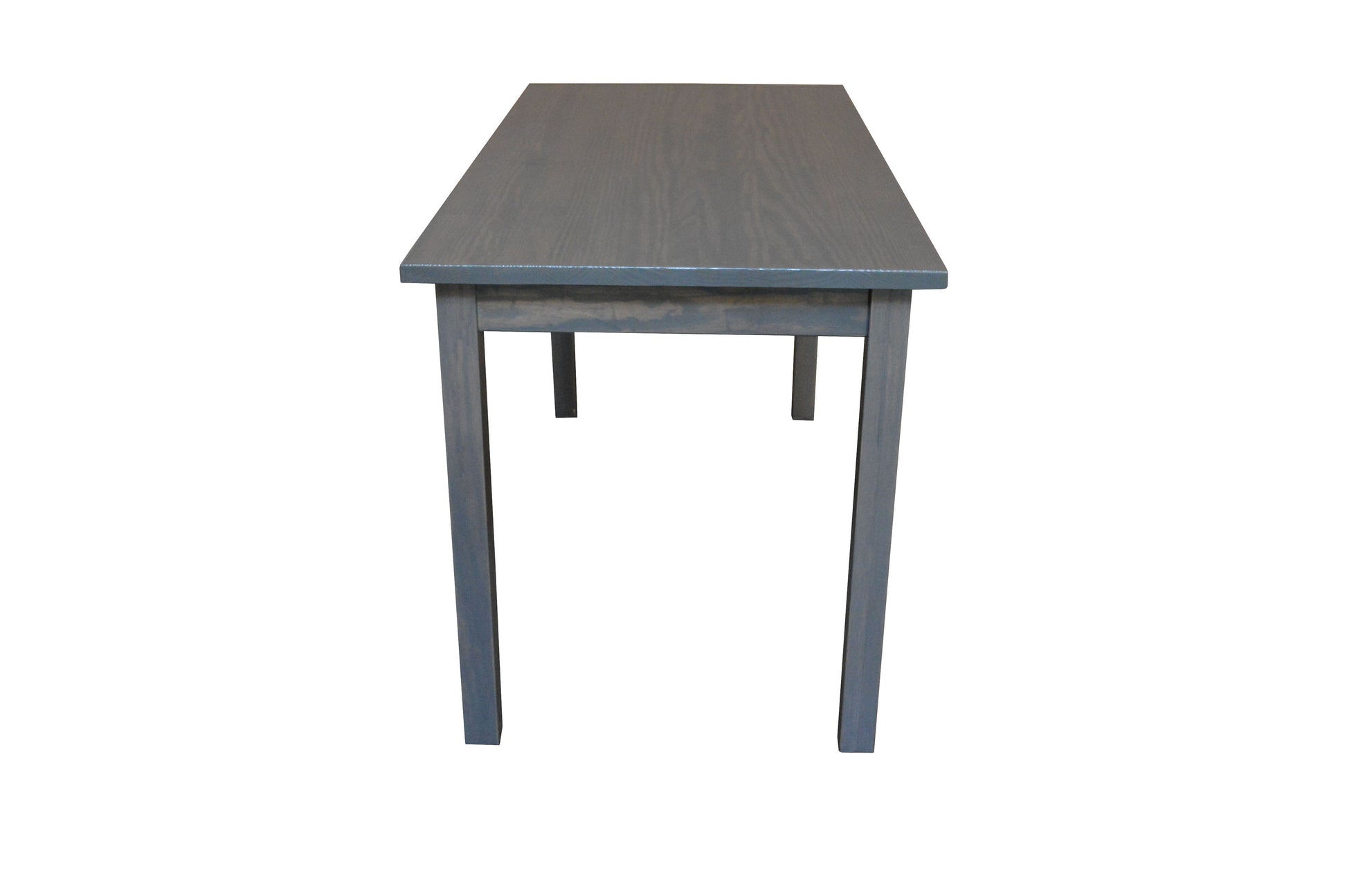 60" Gray Solid Wood Dining Table - Loft&Timber