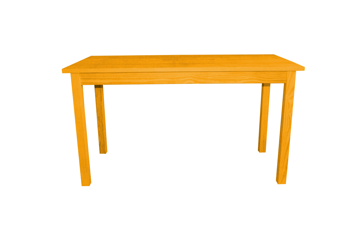 60" Goldenrod Solid Wood Dining Table - Loft&Timber