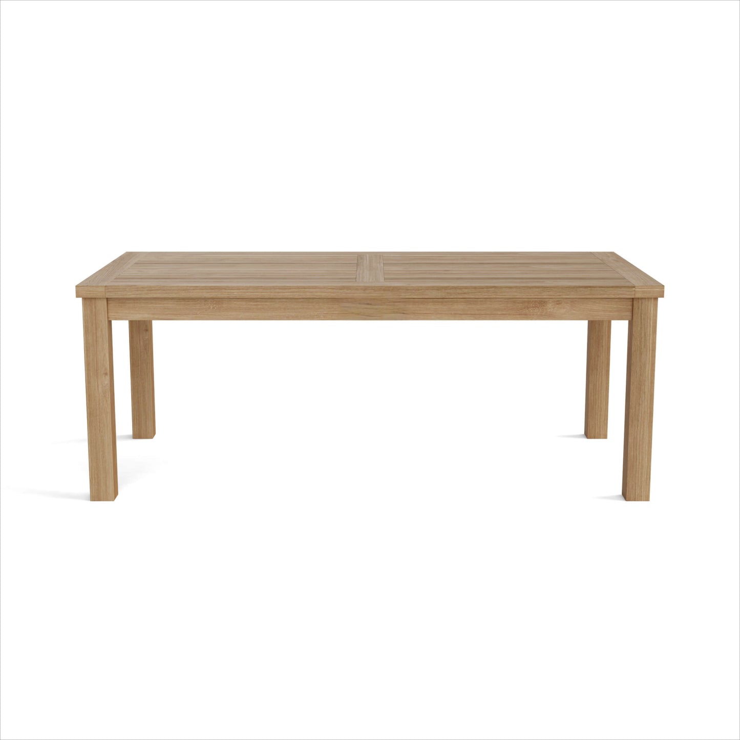 47" Natural Solid Wood Outdoor Coffee Table-1