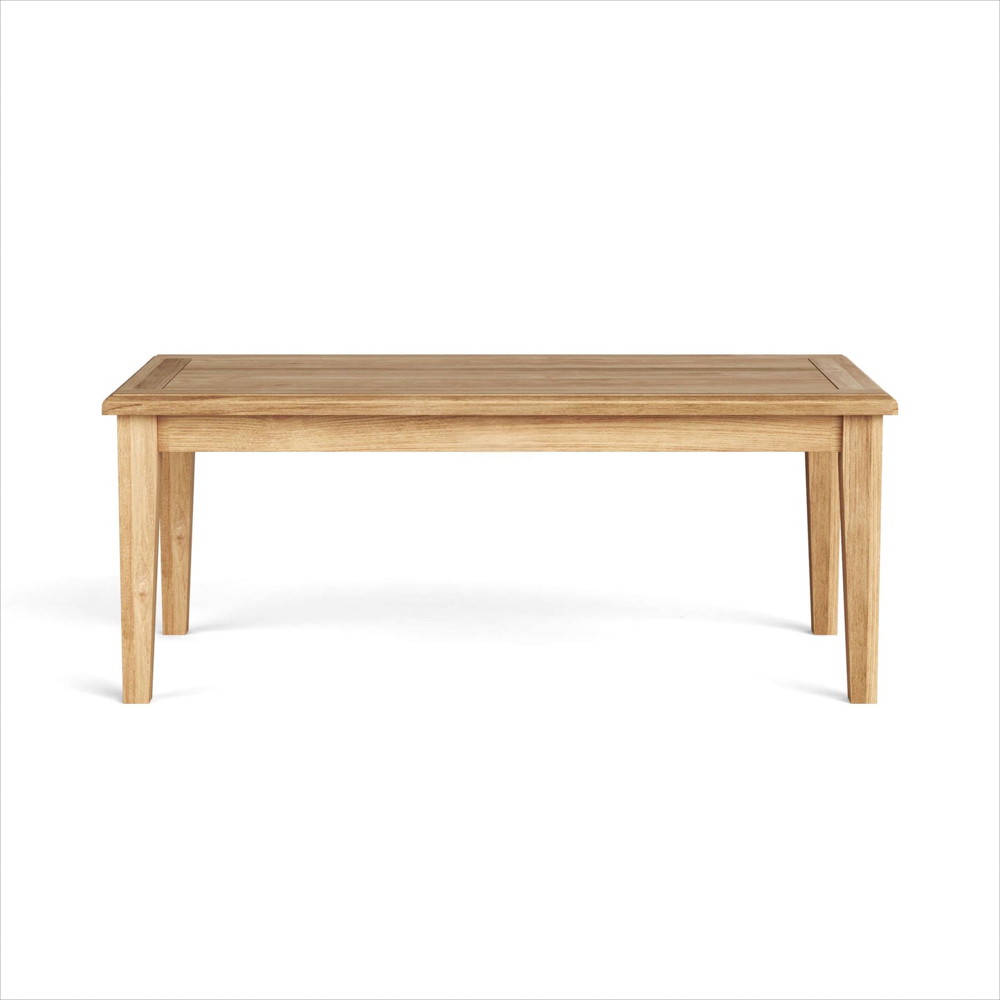 47" Natural Solid Wood Outdoor Coffee Table-1