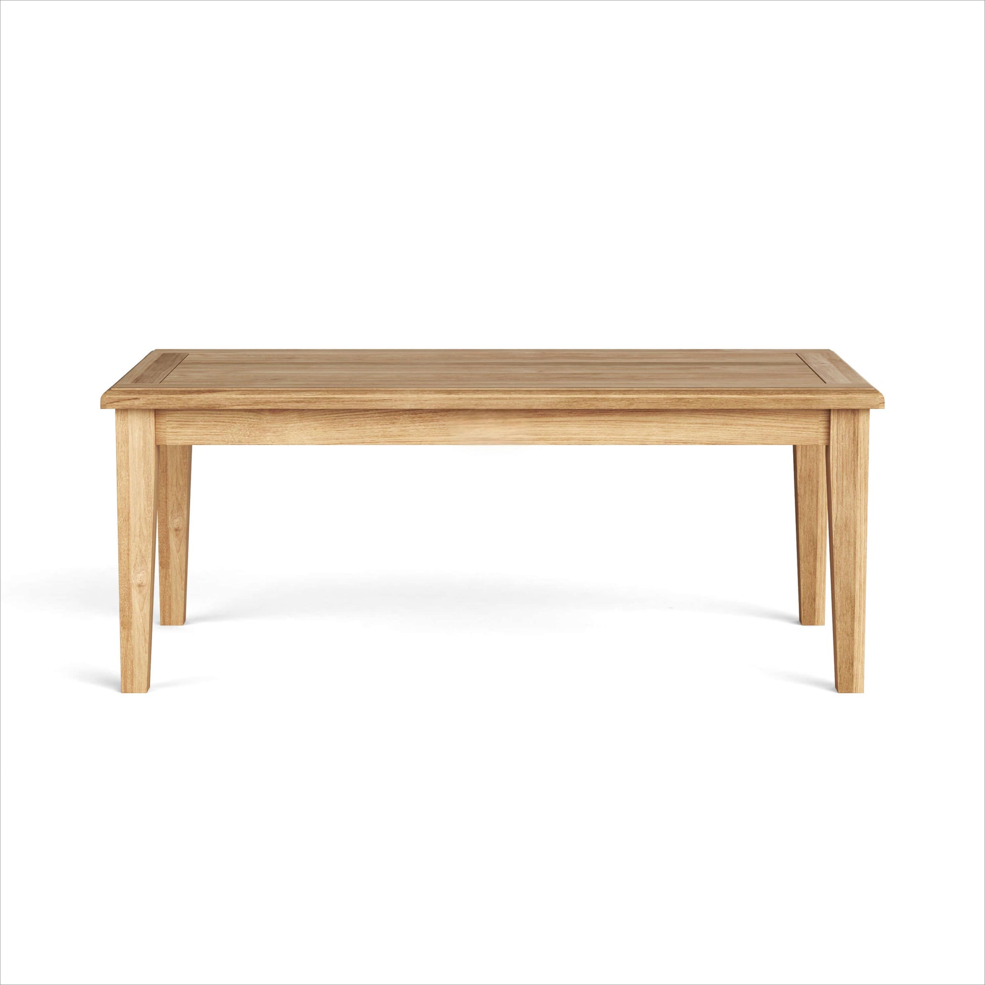 47" Natural Solid Wood Outdoor Coffee Table-1