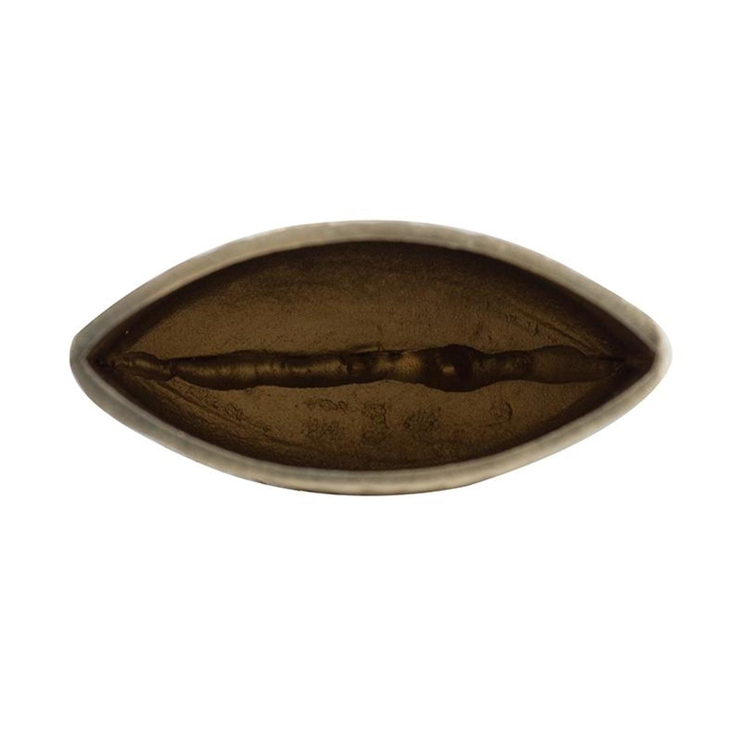 10" Gold Oval Aluminum Table Vase - Loft&Timber