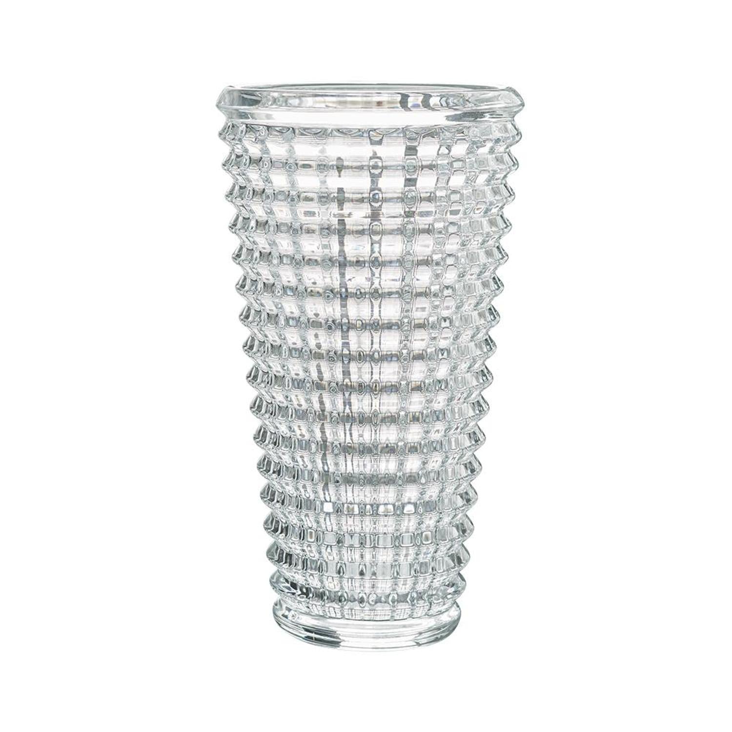 11" Clear Round Glass Table Vase-1