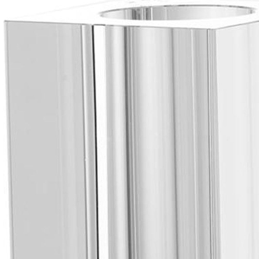 8" Clear Square Glass Table Vase - Loft&Timber