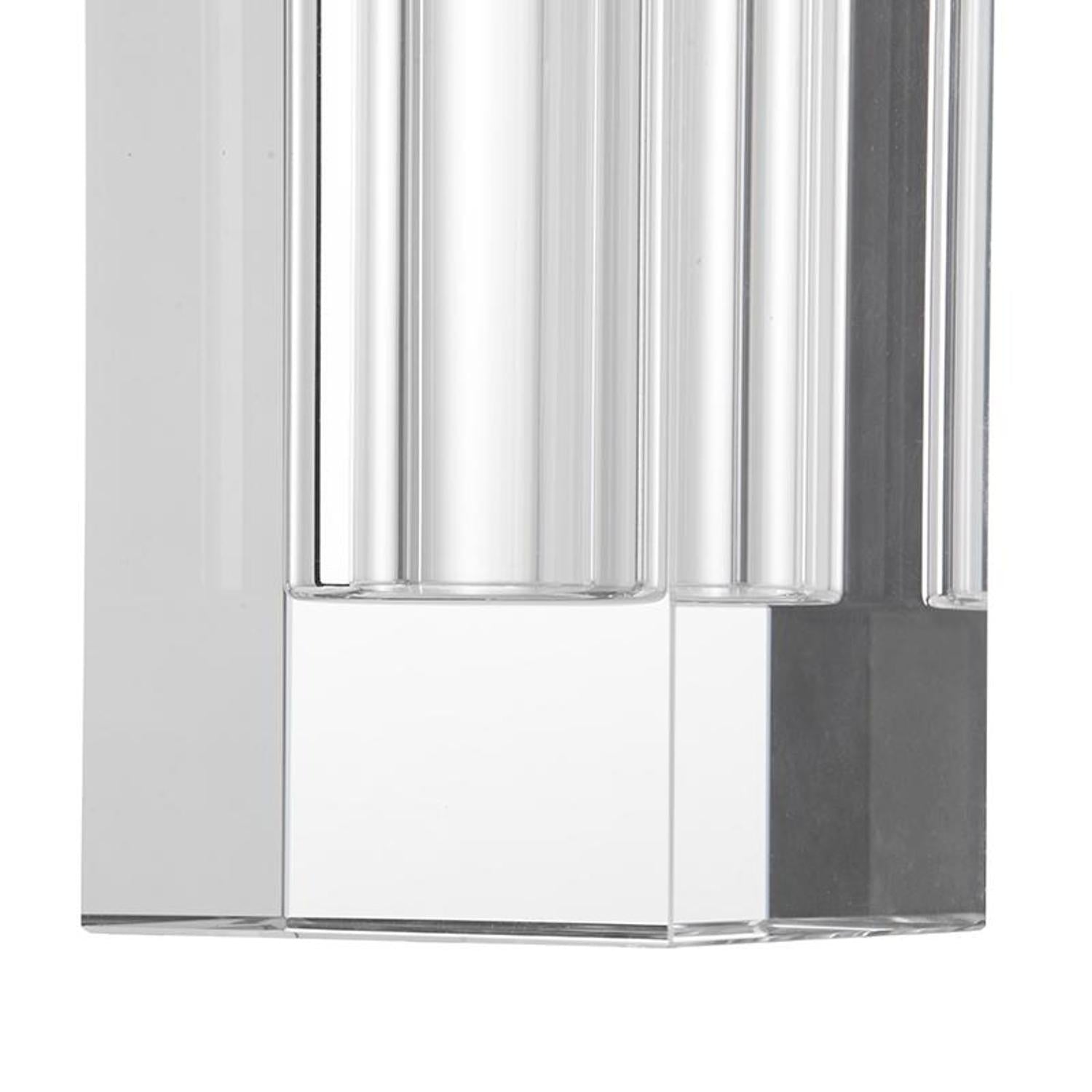 8" Clear Square Glass Table Vase - Loft&Timber