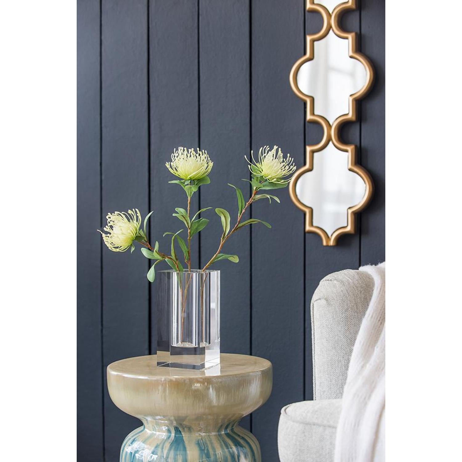 8" Clear Square Glass Table Vase - Loft&Timber