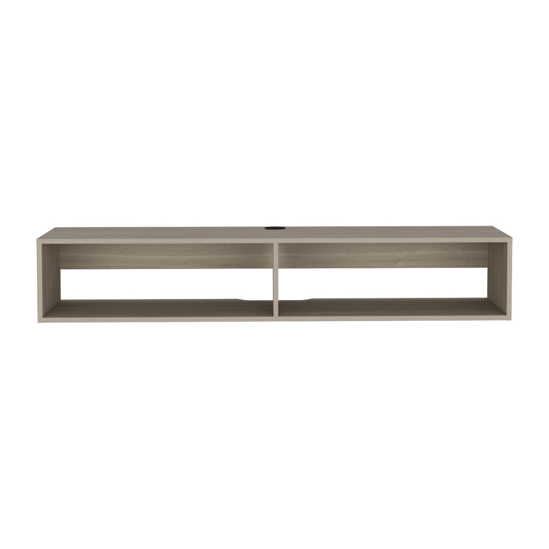 59" Beige Floating Mount TV Stand - Loft&Timber