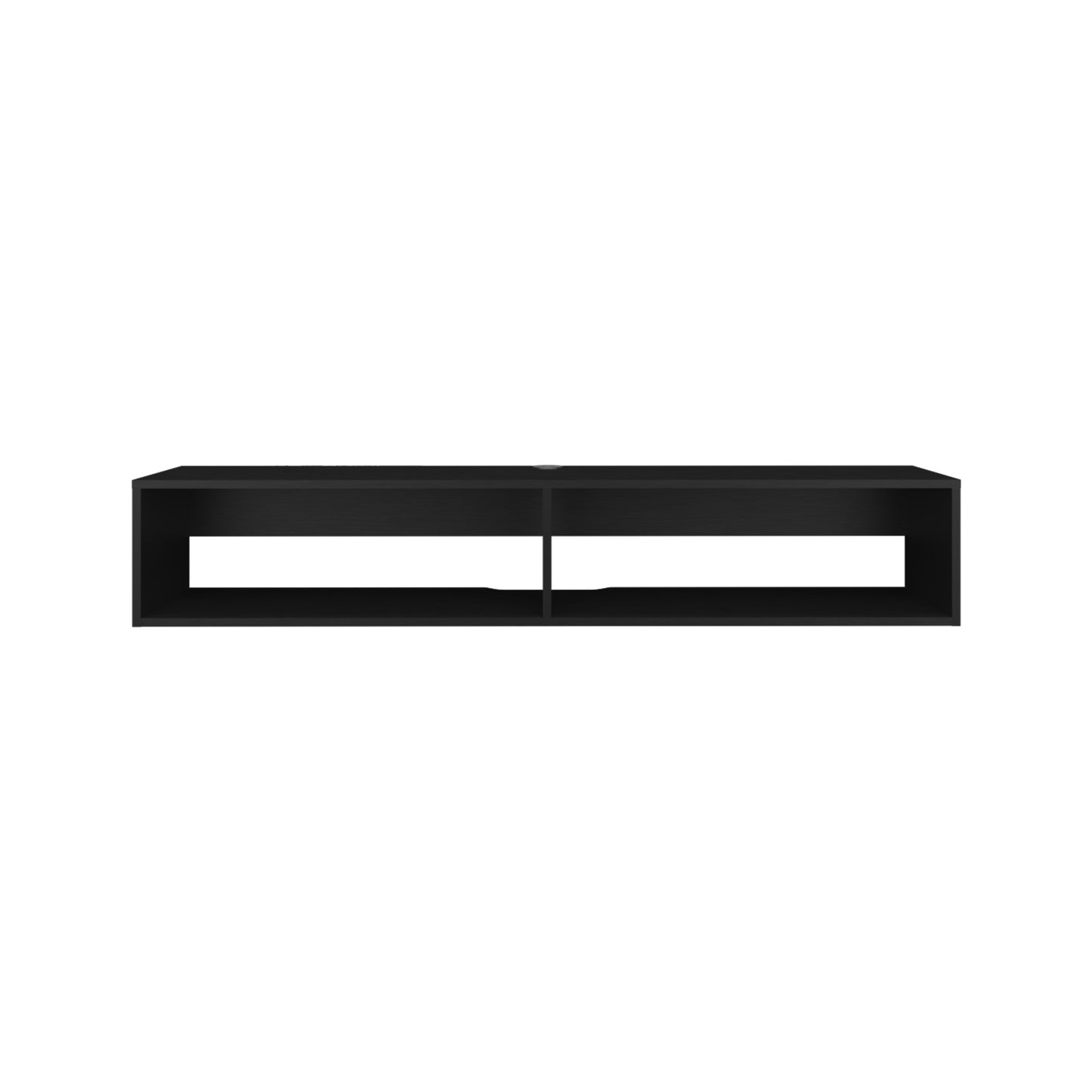 59" Black Floating Mount TV Stand - Loft&Timber